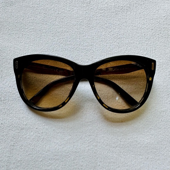 Jimmy Choo half black half tortoise gold embellished sunglasses - Picture 4 of 9